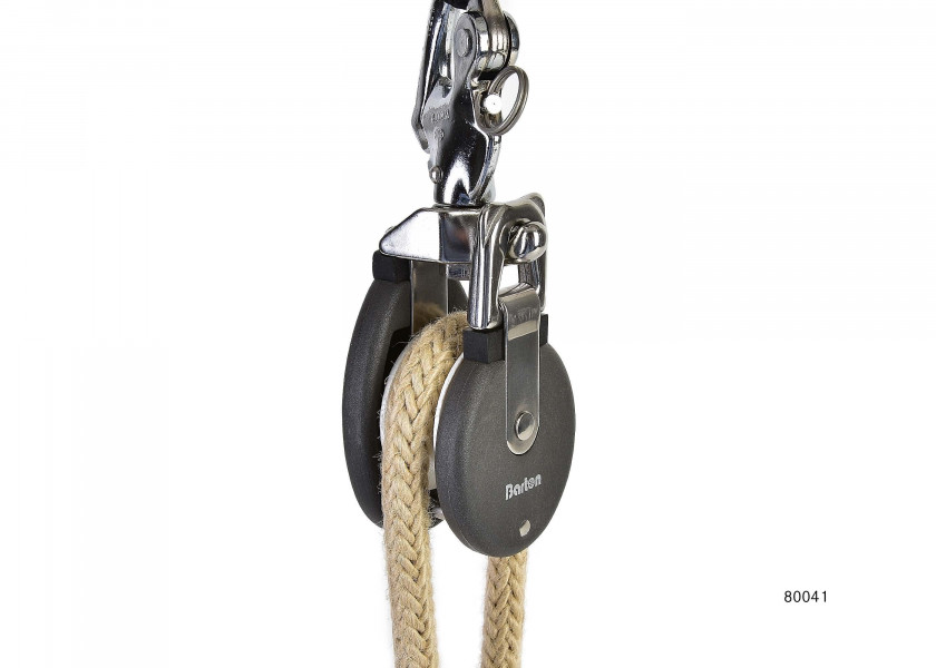 Купить BARTON 90401 Блок с карабином / 16 мм 80041-bvs 7ft.ru в интернет магазине Семь Футов