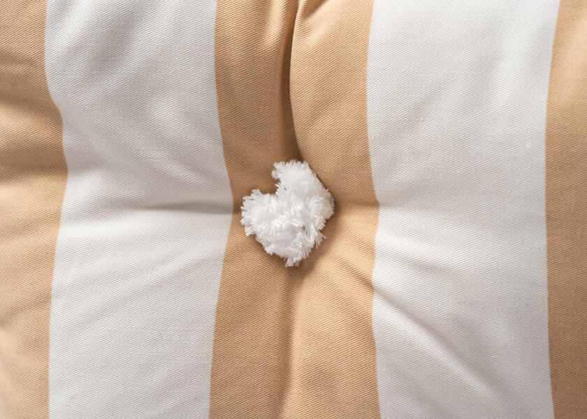 Купить Kapok Single Cushion / beige / wide stripes 57350-bvs 7ft.ru в интернет магазине Семь Футов