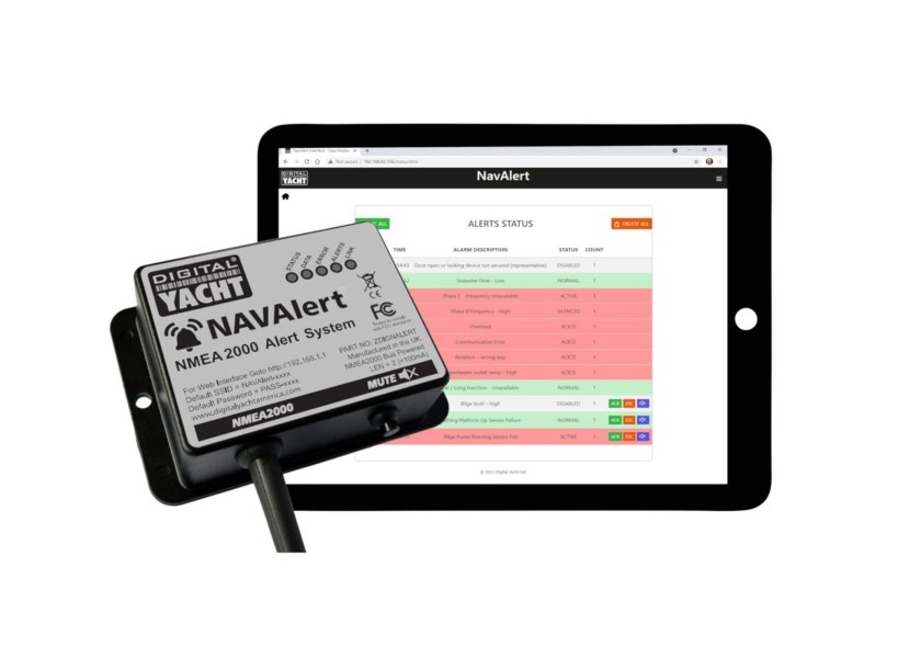 Купить DIGITAL YACHT ZDIGNALERT Система оповещения NAVALERT NMEA 2000 88948-bvs 7ft.ru в интернет магазине Семь Футов