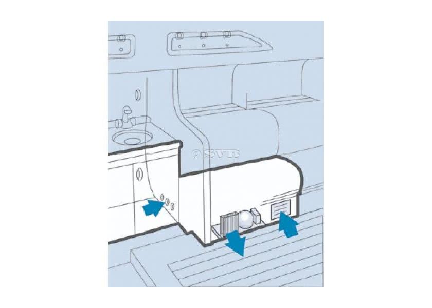 Купить Холодильная установка Dometic ColdMachine CU 84 9105306597 386 x 160 x 130 мм 250 л горизонтальная конструкция 7ft.ru в интернет магазине Семь Футов