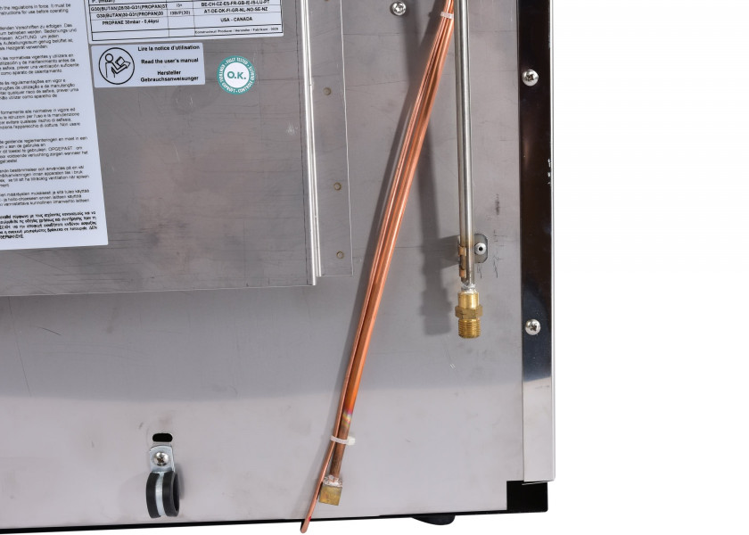 Купить Газовая двухконфорочная плита Eno Le Gascogne 182340820785 515x470x450мм 24л 30мбар из нержавеющей стали AISI304L 7ft.ru в интернет магазине Семь Футов