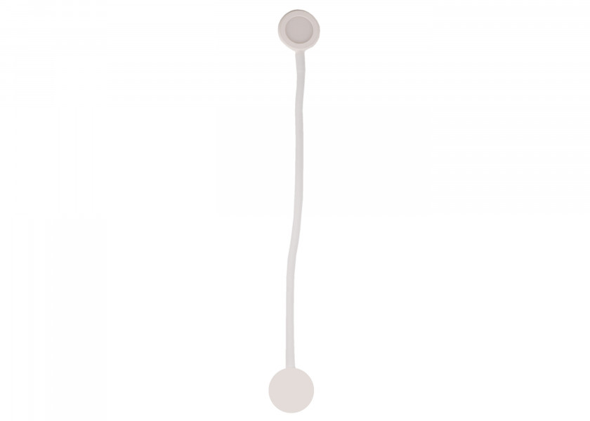 Купить Светодиодная лампа для чтения VOLOS с 2 USB-портами для зарядки / Белый 7ft.ru в интернет магазине Семь Футов