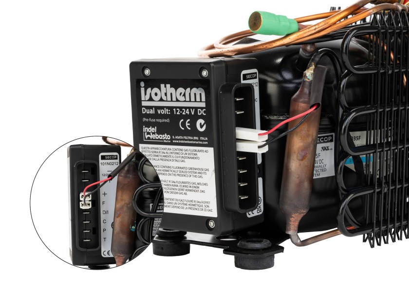 Купить Indel marine U125X000R11111AA система охлаждения Isotherm 2001 Compact Classic 125L 12-24V Black / Grey / White 7ft.ru в интернет магазине Семь Футов