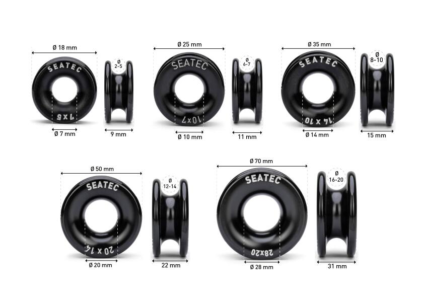 Купить SEATEC Aluminium Friction Rings 44294-bvs 7ft.ru в интернет магазине Семь Футов