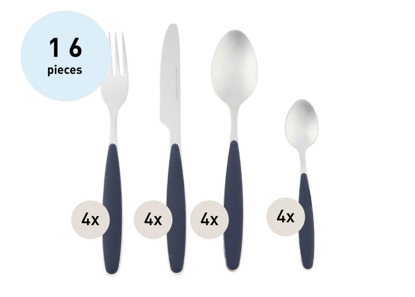 Купить GIMEX 60912 Набор столовых приборов TOSCA/синий 34557-bvs 7ft.ru в интернет магазине Семь Футов