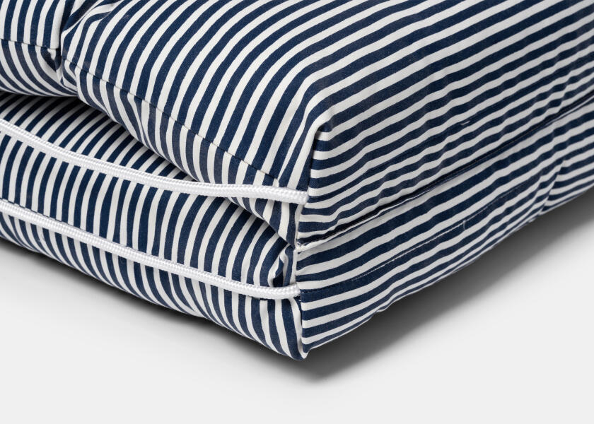 Купить Kapok Double Cushion / navy blue / thin stripes 57357-bvs 7ft.ru в интернет магазине Семь Футов