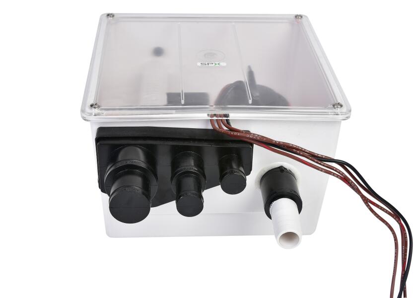 Купить Резервуар сточных вод Johnson Pump 32-57151-02 273х210х144мм 24В 2A 1000GPH(61л/мин) из белого пластика 7ft.ru в интернет магазине Семь Футов