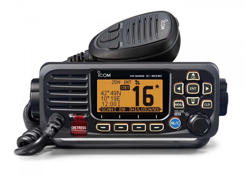 Купить Радиостанция стационарная морская Icom IC-M330GE 13,8В 25ВТ 156,025–161,600МГц/156,050–163,275МГц IPX7 с GPS, ГЛОНАСС и SBAS 7ft.ru в интернет магазине Семь Футов