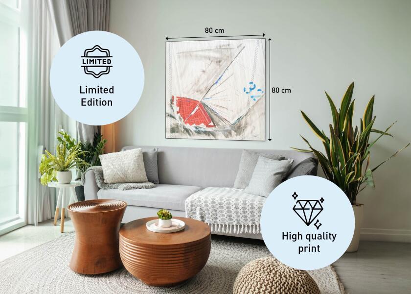 Купить Арт-принт WINDSBRAUT (Вихрь) / 80 x 80 см / Жаннин Рафот / ограниченная серия 7ft.ru в интернет магазине Семь Футов