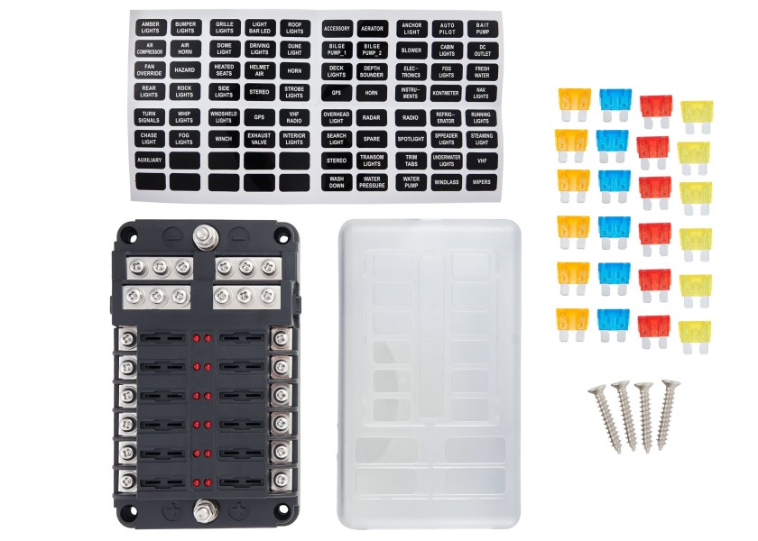 Купить SEATEC ATO Fuse Box / 12 position 29859-bvs 7ft.ru в интернет магазине Семь Футов