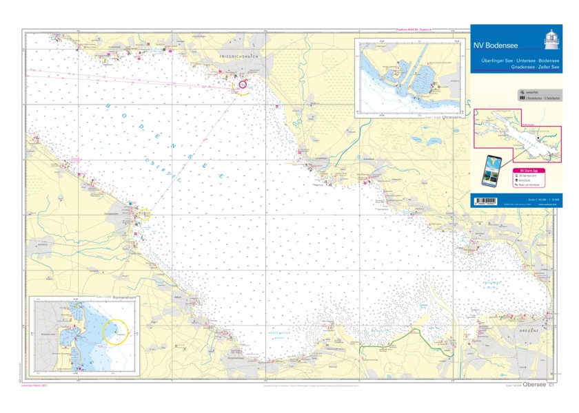 Купить NV VERLAG Inland Water Chart Lake Constance / waterproof 29338-bvs 7ft.ru в интернет магазине Семь Футов