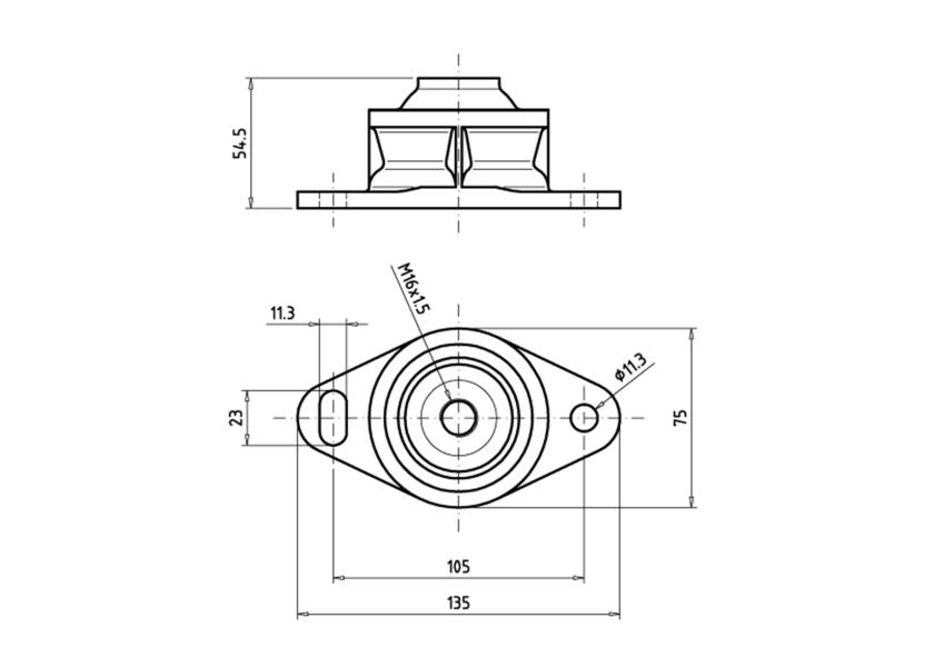 Купить Подвеска двигателя для Volvo Penta KAD42/AQ(A)D 40/41/AD41 79116-bvs 7ft.ru в интернет магазине Семь Футов