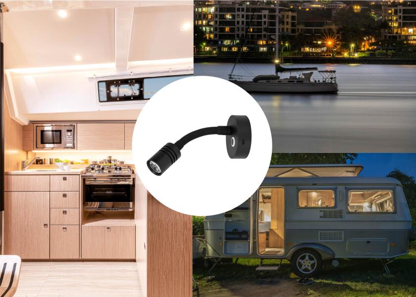 Купить SEATEC LED Reading Light with Dimmer & USB-C / black / warm white 31990-bvs 7ft.ru в интернет магазине Семь Футов