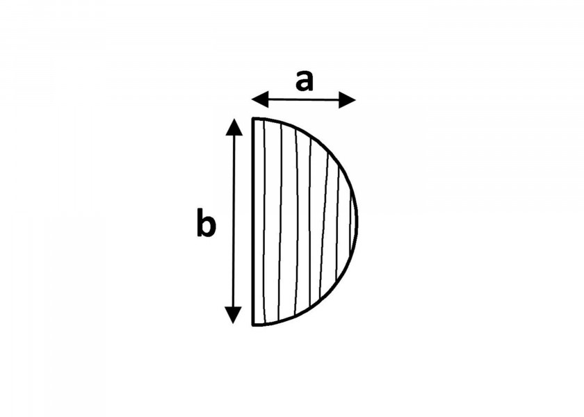 Купить ARC T037 Полукруглый стержень / Ширина: 40 мм 70044-bvs 7ft.ru в интернет магазине Семь Футов
