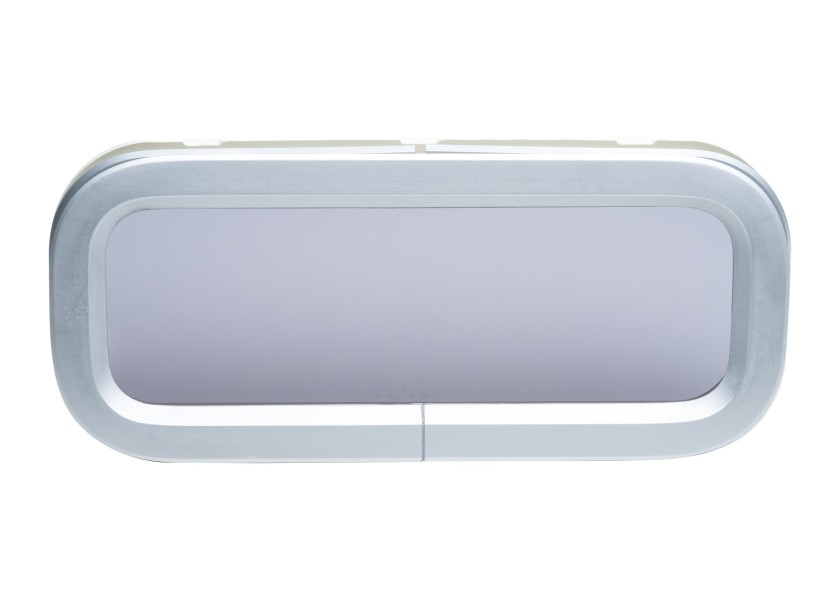 Купить Иллюминатор неоткрывающийся Lewmar Standard Portlight 393310200 191x449мм размер 3 с отделкой из белого пластика 7ft.ru в интернет магазине Семь Футов