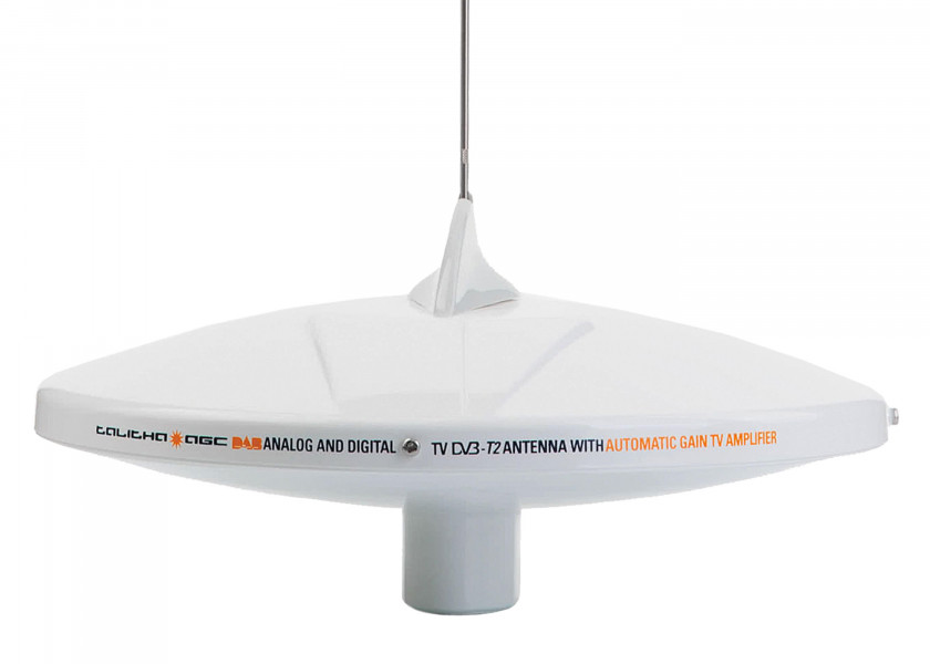 Купить Телевизионная антенна Glomex Talitha V9125AGCU/DAB20 Ø250x151мм 12-24В 40-890МГц 23дБ всенаправленная с автоматическим усилителем 7ft.ru в интернет магазине Семь Футов