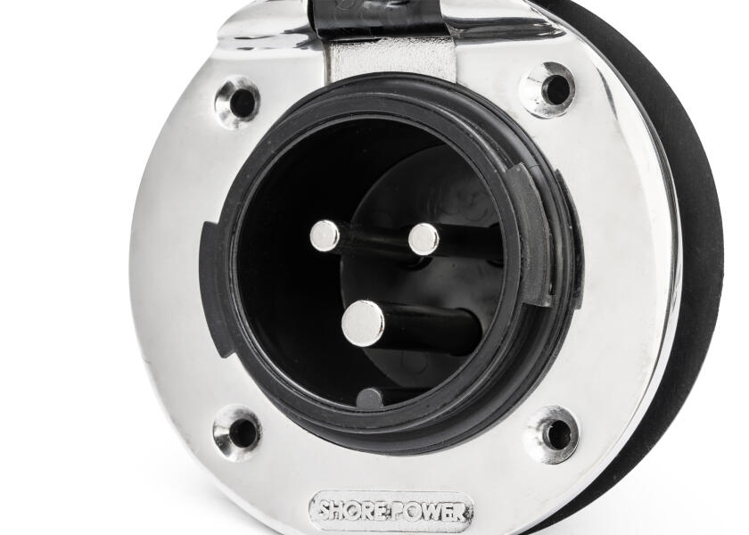 Купить Shore Power Plug Inlet / MP16 / stainless steel 50466-bvs 7ft.ru в интернет магазине Семь Футов