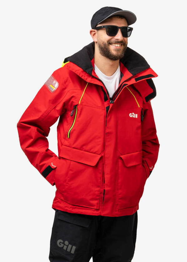 Купить Gill OS26J-RED01-XL Куртка OS2 Offshore  Red XL 7ft.ru в интернет магазине Семь Футов