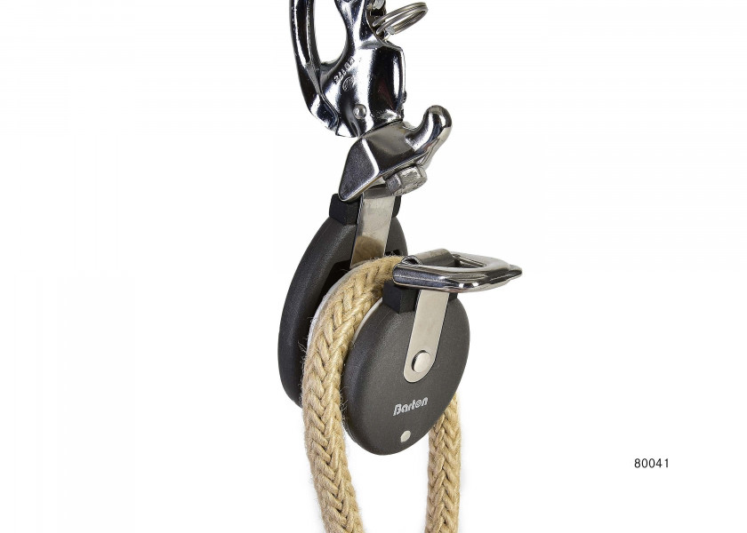 Купить BARTON 90401 Блок с карабином / 16 мм 80041-bvs 7ft.ru в интернет магазине Семь Футов