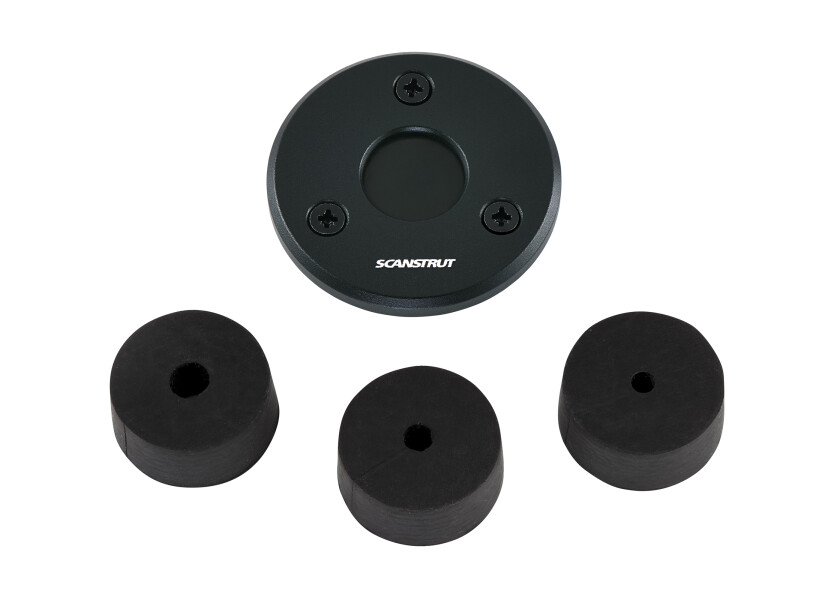 Купить Сальник кабельный водонепроницаемый Scanstrut DS-LP-21A-BLK для кабелей Ø2-8мм 39х7,3х7мм класс защиты IP68 анодированный алюминий черного цвета 7ft.ru в интернет магазине Семь Футов