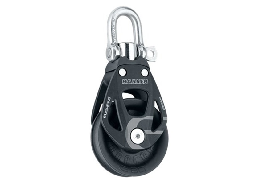 Купить Harken 6290 80 Mm Одиночный поворотный шкив Черный Black / Silver 7ft.ru в интернет магазине Семь Футов
