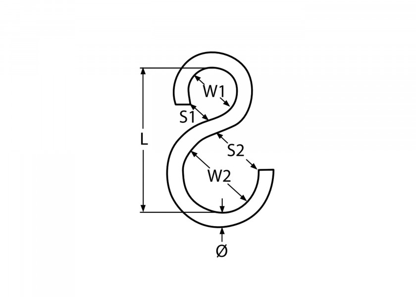 Купить Stainless Steel S-Hooks 43508-bvs 7ft.ru в интернет магазине Семь Футов