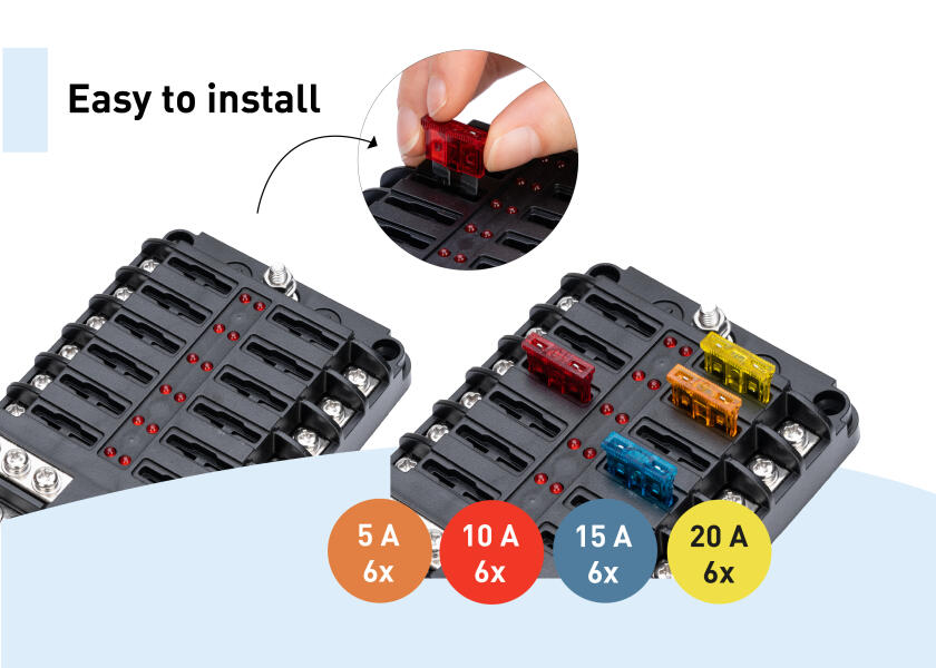 Купить SEATEC ATO Fuse Box / 12 position 29859-bvs 7ft.ru в интернет магазине Семь Футов