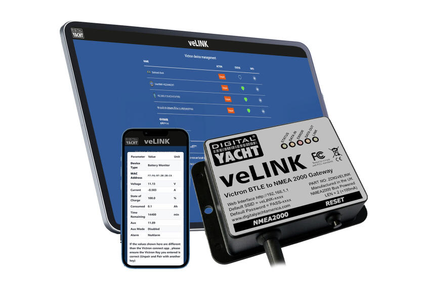 Купить DIGITAL YACHT ZDIGVELINK veLink Victron Bluetooth на шлюзе NMEA2000 7ft.ru в интернет магазине Семь Футов