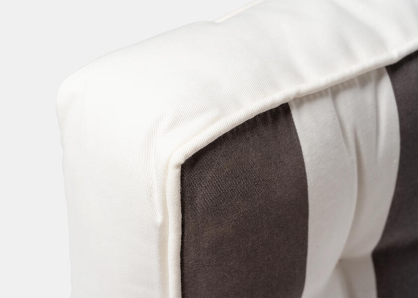 Купить Подушка Kapok Deck / антрацит / широкие полосы 7ft.ru в интернет магазине Семь Футов