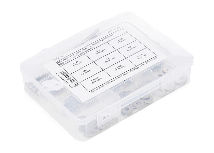 Купить Набор винтов с головкой цилиндра / DIN 84 / 125 шт. 31208-bvs 7ft.ru в интернет магазине Семь Футов