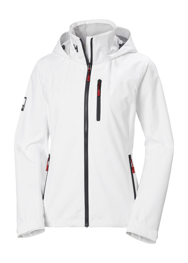 Купить Helly hansen 34448_001-l Куртка Crew Hooded 2.0 White 30x25x10 7ft.ru в интернет магазине Семь Футов