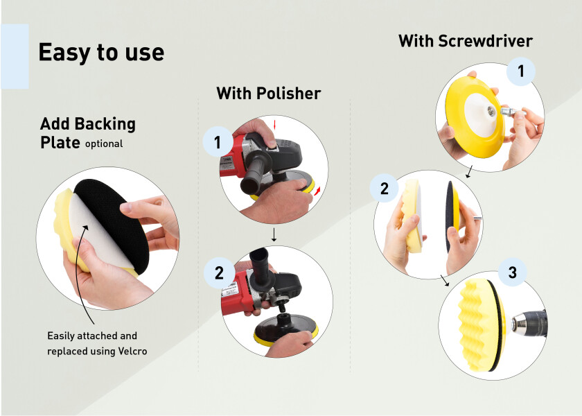 Купить SEATEC Губка для полировки / вафельная форма / средняя / Ø: 150 мм 7ft.ru в интернет магазине Семь Футов