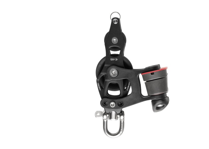 Купить Harken 6234 Element Fiddle Swivel Block 45 mm With 150 Cam And Becket Pulley Black / Silver 7ft.ru в интернет магазине Семь Футов