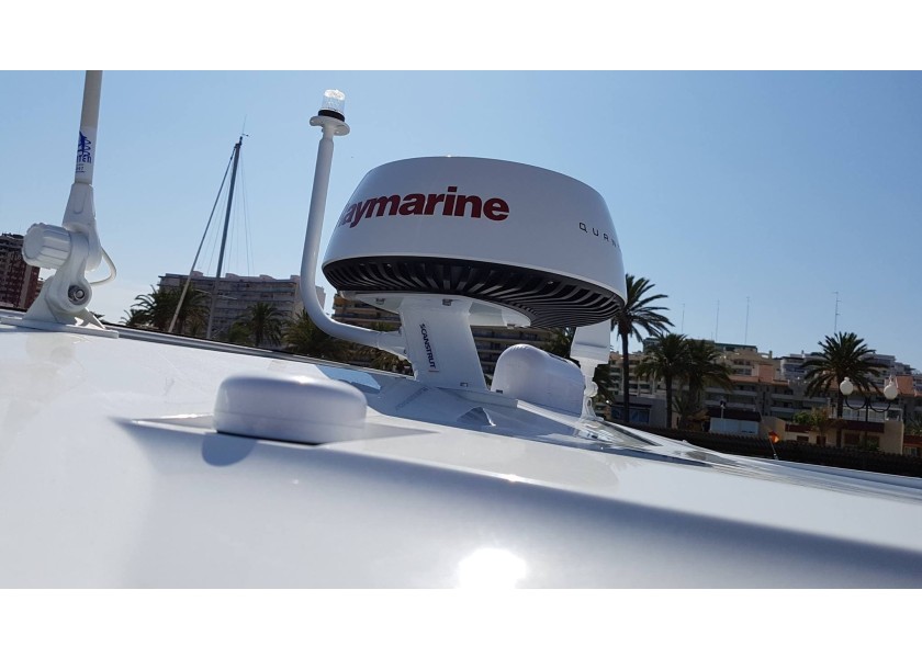 Купить Крепление для радара/антенны Scanstrut PowerTower APT-150-01 150мм из алюминия с наклоном 25° цвет белый 7ft.ru в интернет магазине Семь Футов