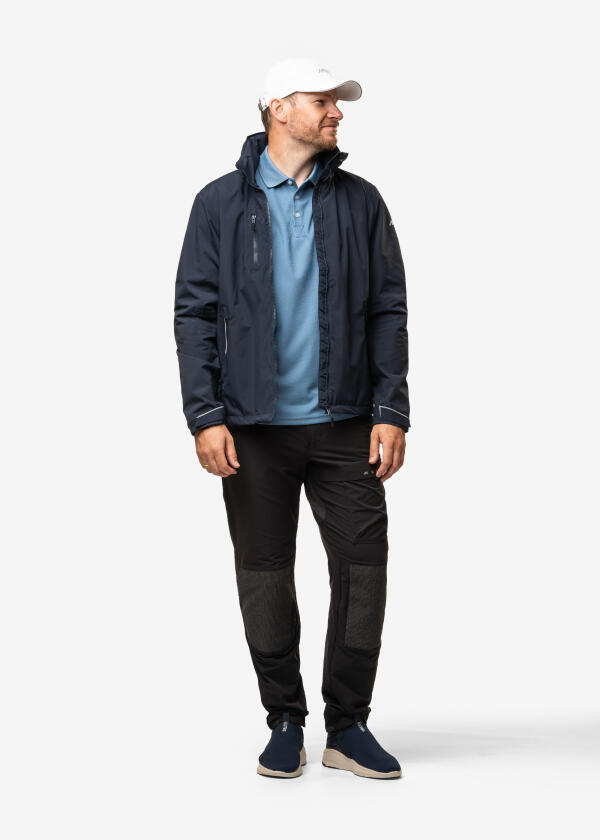 Купить MUSTO 84220_548-XL Мужская рубашка-поло Crew Pro Lite / грозовое облако / Размер одежды: XL 7ft.ru в интернет магазине Семь Футов