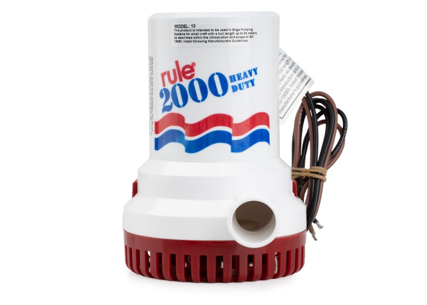 Купить RULE Heavy Duty Bilge Pump 2000 / 24V 47726-bvs 7ft.ru в интернет магазине Семь Футов