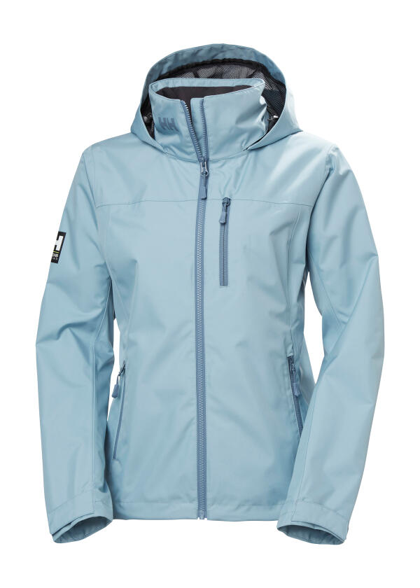 Купить HELLY HANSEN 34448_561-S Женская куртка с капюшоном Crew 2.0 / ветреный синий / Размер одежды: S 7ft.ru в интернет магазине Семь Футов