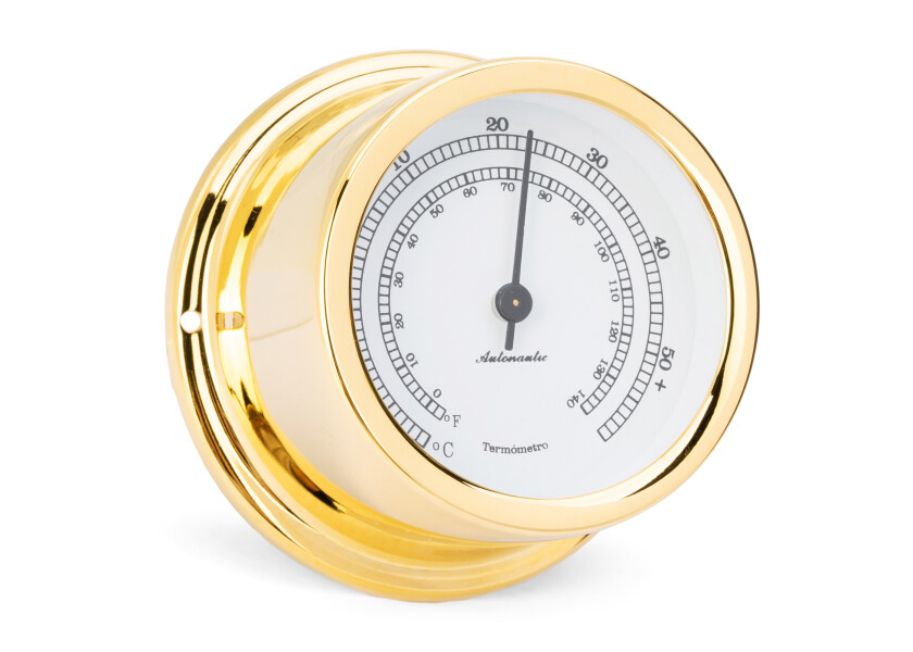 Купить AUTONAUTIC MINOR 72 Thermometer / white dial / gold-plated 50266-bvs 7ft.ru в интернет магазине Семь Футов