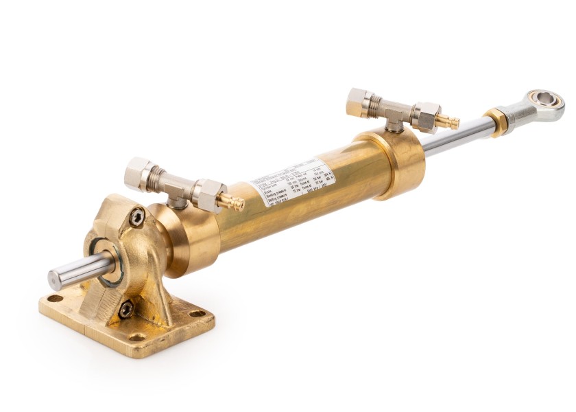 Купить Гидроцилиндр рулевой Vetus MTC5210 ход 160мм 104см3 510Нм 56бар для шланга Ø10мм для больших яхт и рабочих лодок 7ft.ru в интернет магазине Семь Футов