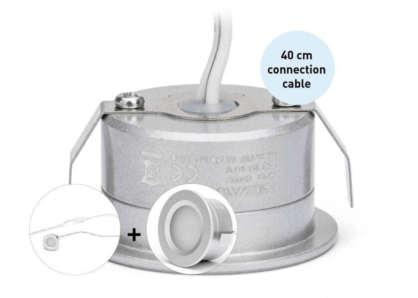 Купить SEATEC LED Mini Built-in Spot / silver 32009-bvs 7ft.ru в интернет магазине Семь Футов