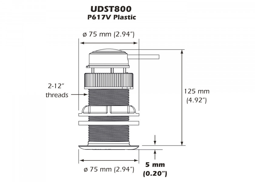 Купить AIRMAR 44-218-1-01 Ультразвуковой тридьюсер UDST800 / NMEA2000 98591-bvs 7ft.ru в интернет магазине Семь Футов
