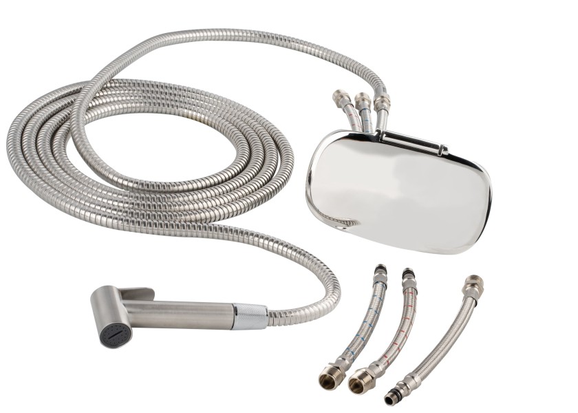 Купить Stainless Steel Deck Shower with Mixer / 4.0 m stainless steel hose 30236-bvs 7ft.ru в интернет магазине Семь Футов