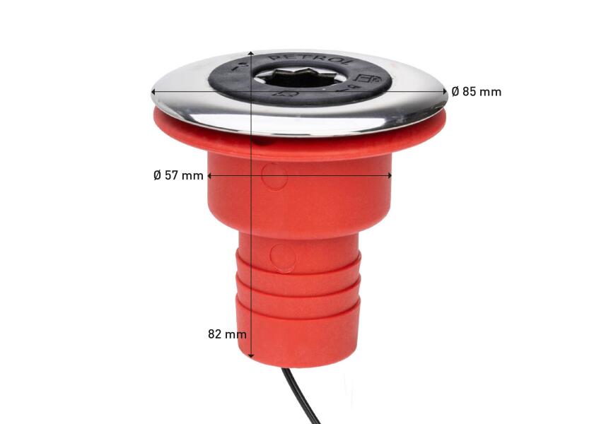 Купить RUTGERSON CL038PET Заливная горловина бака/бензин 7ft.ru в интернет магазине Семь Футов