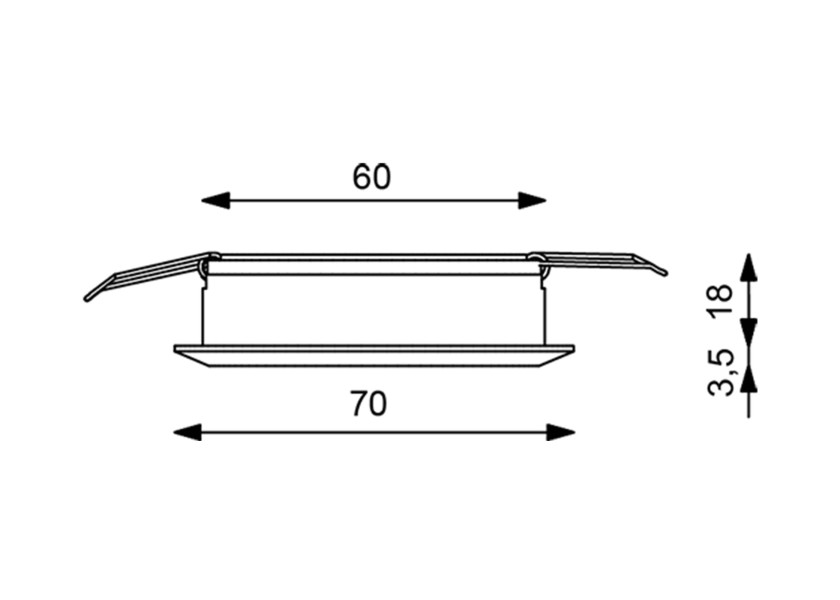 Купить PREBIT EB12-2.0 Recessed LED Lights / glossy-chrome / set of 4 27155-bvs 7ft.ru в интернет магазине Семь Футов