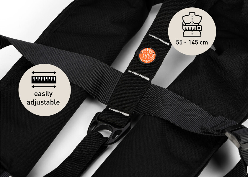 Купить SEATEC Спасательный жилет CLASSIC 165 / черный / 165 N / вкл. спасательный круг 7ft.ru в интернет магазине Семь Футов