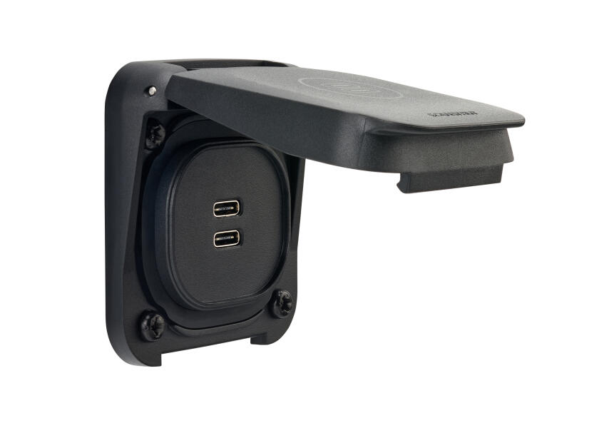 Купить Scanstrut sc-v-usb-01 Внешняя розетка Ventura Dual USB-C Black 10x12x8 7ft.ru в интернет магазине Семь Футов