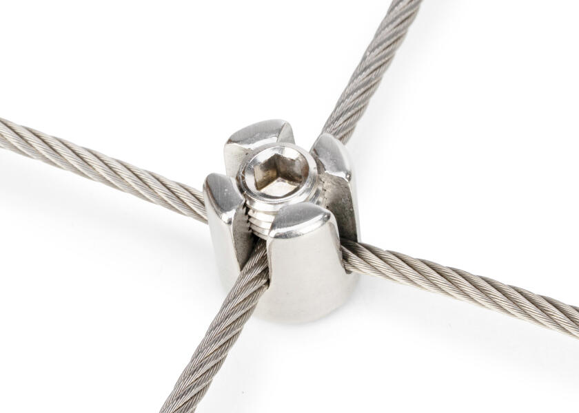 Купить Кройцклемме с закгевиндом А4 / Для проволоки Ø: 4 мм 7ft.ru в интернет магазине Семь Футов