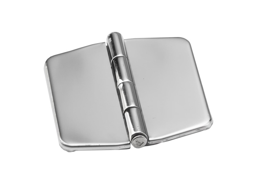 Купить Петля из нержавеющей стали с крышкой / 75 x 74 мм 7ft.ru в интернет магазине Семь Футов