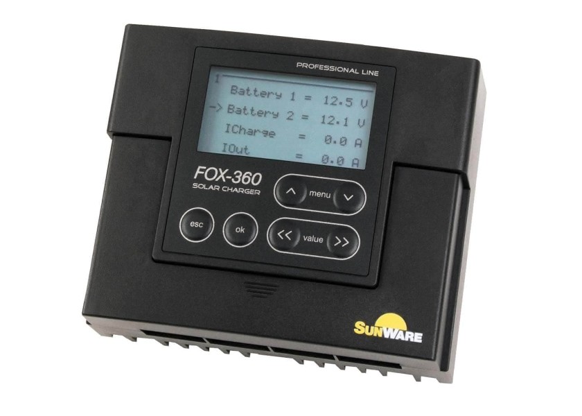 Купить SUNWARE FOX-360 V2.1 Solar Charge Controller / surface mount 29952-bvs 7ft.ru в интернет магазине Семь Футов