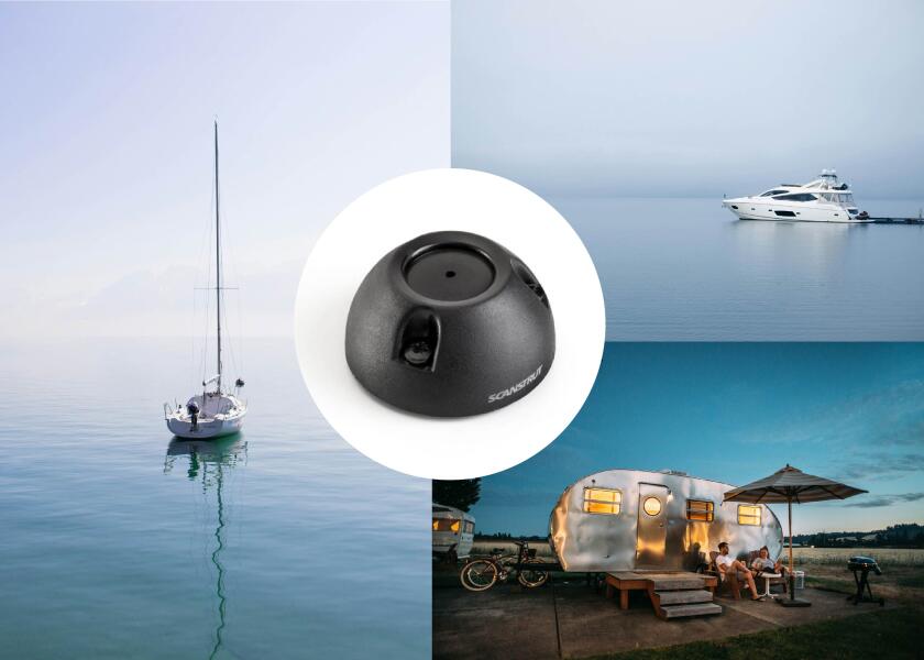 Купить Сальник кабельный водонепроницаемый IP68 Scanstrut DS21B-P-BLK малый 9-14 мм из чёрного пластика 7ft.ru в интернет магазине Семь Футов